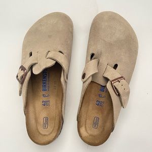 Birkenstock Boston slip on in taupe